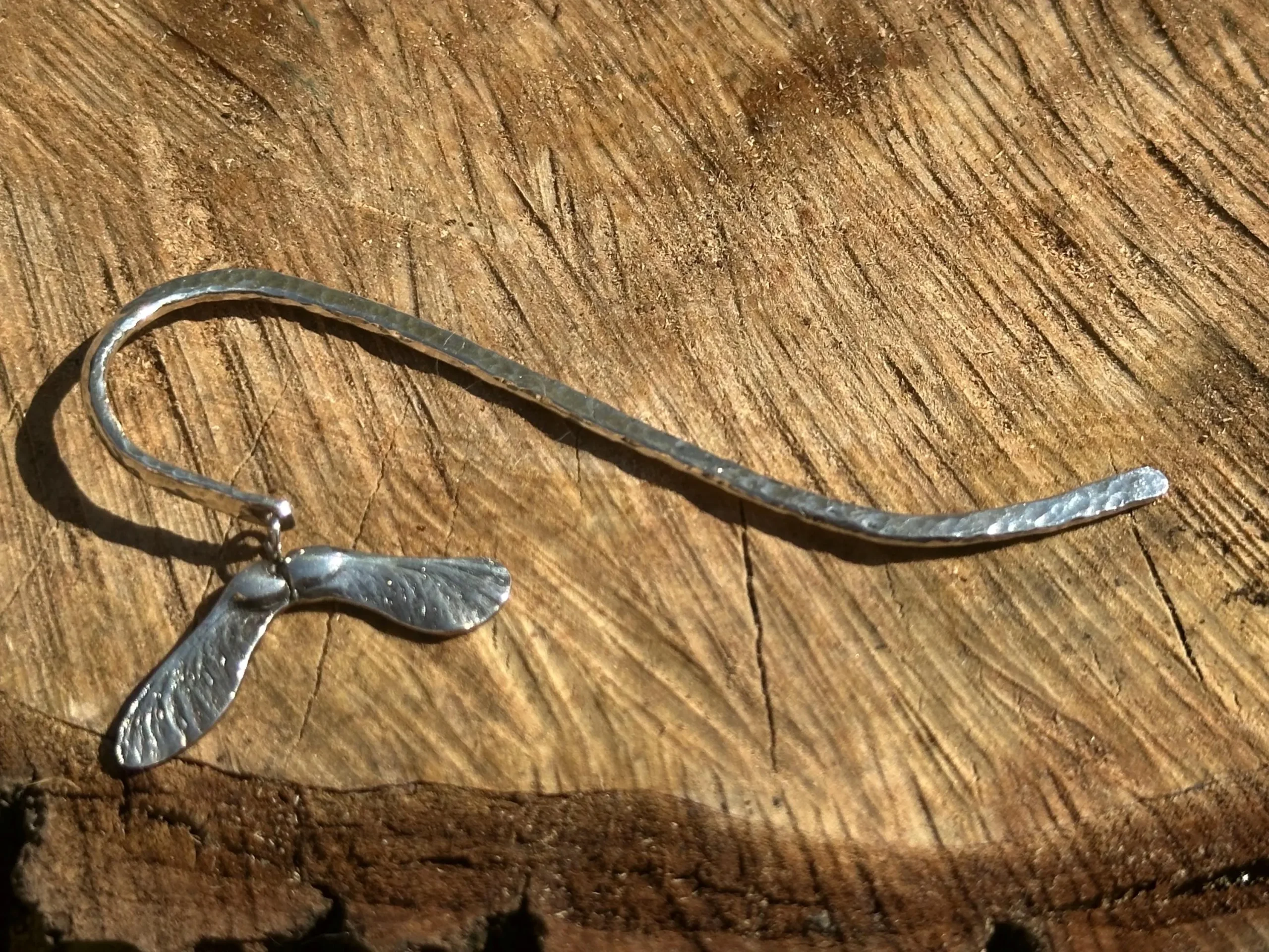 Maple Seed Silver bookmark - Image 4