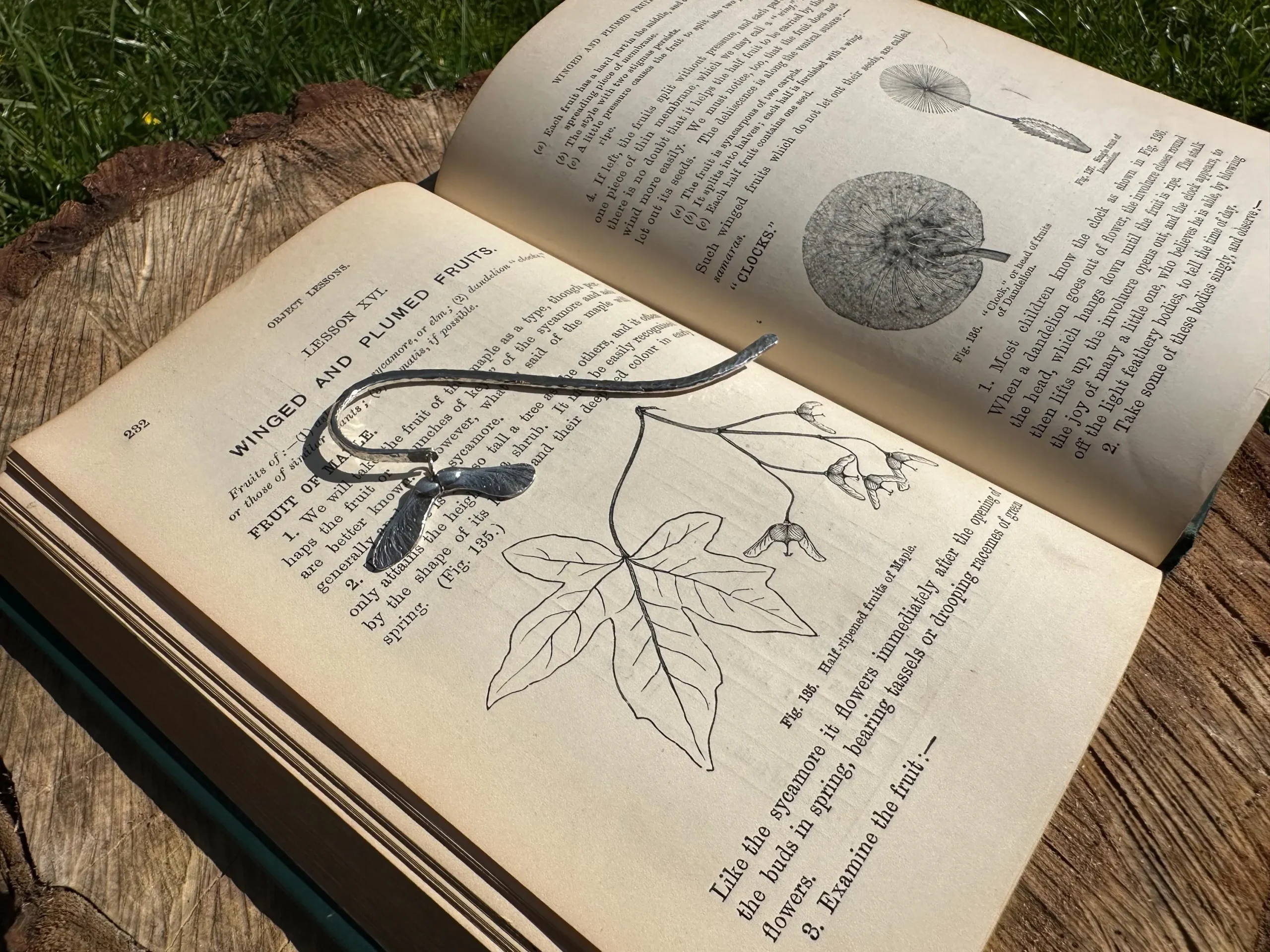 Maple Seed Silver bookmark - Image 6